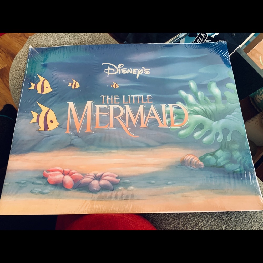 Lithograph Portfolio Disney Little Mermaid Vintage